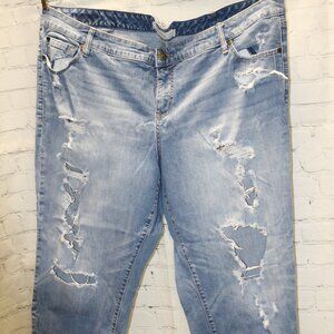 Distressed Look Torrid plus size jeans